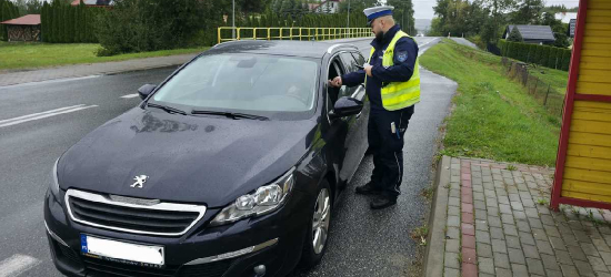 „Mistrzu, zwolnij”. Sanoccy policjanci prowadzą działania