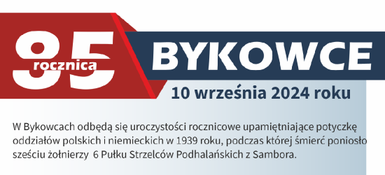 85. rocznica walk w Bykowcach (PROGRAM)