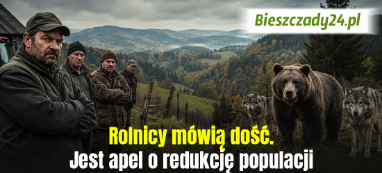 Podkarpacka Izba Rolnicza domaga się redukcji populacji wilka i niedźwiedzia