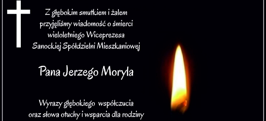 Kondolencje dla Rodziny Pana Jerzego Moryla od Zarządu i Rady Nadzorczej SSM